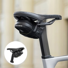 Resim YQIUS Hafif Aero Yol Bisiklet Koltuk Direği Çantası - Taşınabilir, Ayarlanabilir Kemer, Konforlu Bisiklet için Dayanıklı Polyester Rüzgarlık, Bisiklet Aksesuarları|Aerodinamik Tasarım|Ayarlanabilir Kemer Çanta 
