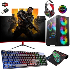 Resim Zeiron Ps510 I5-3470 8gb 120gb + 320gb Rx550 24” Oyun Pc 