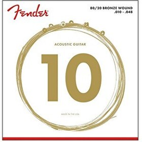 Resim Fender 80/20 Bronze 70XL 10-48 Akustik Gitar Teli 