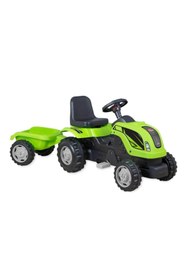 Resim HAK İŞ OYUNCAK Römorklu Pedallı Yeşil Traktör 