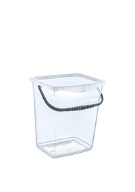 Resim Hobby Life 6lt Şeffaf Q Box Saplı Kapaklı Saklama Kabı 