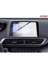 Resim Peugeot 5008 Gt Line 2016-2020 Navigasyon Ve Multimedya Uyumlu Mat Ekran Koruyucu 