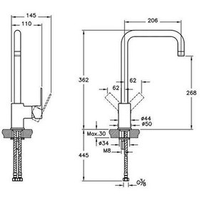 Resim Artema Eviye Bataryası, Flo S, Krom, A42103 