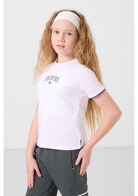 Resim Tommylife Beyaz-haki O Yaka Baskılı Lastik Paça Kargo Cepli Kız Çocuk Eşofman Takım - 75173 Beyaz/haki Beyaz - Haki 