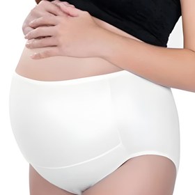 Resim Babyjem Dikişsiz Hamile Külodu - Ekru / S 
