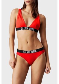 Resim Calvin Klein Bayan Bikini Altı Kw0kw02856 Xm8 Kırmızı Kırmızı 
