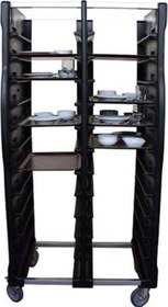 Resim Tribeca TTA-3753 Tepsi Taşıma Arabası-çift sıra-2x12 adet 37x53 cm tepsi kp-demonte 