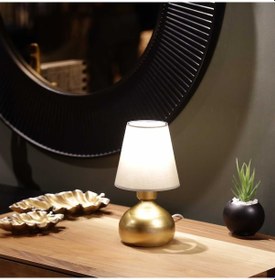 Resim Homing Life Gold Abajur Ayd-3310 Krem 