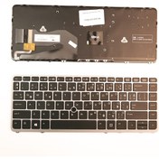 Resim HP Uyumlu 736654-001 Notebook Klavye Gri Çerçeveli Işıklı Trackpoint 