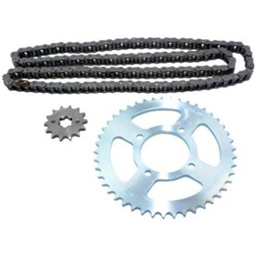 Resim Yamaha Ybr 125 Ön Arka Dişli Zincir Seti 14 45 T 428 H 128 Super 