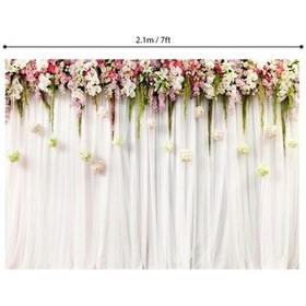 Resim 2.1x1.5m Poliester Fotoğraf Stüdyosu Fon Perdesi - Düğün, Bebek Ve Parti Dekorasyonu İçin 