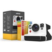 Resim Polaroid Now Gen2 Instant Bundle Siyah Beyaz Fotoğraf Makinesi ve Film 