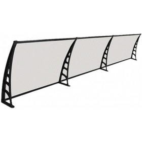 Resim Crocus Kapı Pencere Üstü Pratik Sundurma 80x360 Şeffaf Şeffaf 