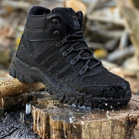 Resim BIG KING Siyah Çizgili Kauçuk Unisex Trekking Bot 