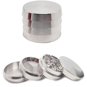 Resim Falconetti Silver 52mm. Grinder Tütün Baharat Herbal Öğütücüsü Parçalayıcı Rb84slv 