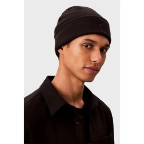 Resim Calvin Klein LV04D8020GUB1 Logolu Bere Erkek Siyah Standart Beden Kış Sezonu İçin Şık Tasarım 