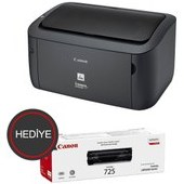 Resim CANON i-SENSYS LBP6030B, Lazer Yazıcı (Siyah), Orjinal 1adet CRG725 Toner Hediyeli (Dakikada 18 Sayfa) 