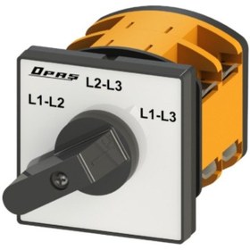 Resim Opaş Ykl ,3-faz/16a 3pozisyon, 0'sız L1-l2-l3 Voltmetre Komitatörü 