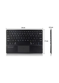Resim Microcase AL2766 Lenovo Uyumlu Tab 2 A10-70 Touchpad Bluetooth Klavye 24 CM + Bluetooth Mouse + Stand 