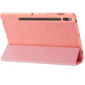 Resim Ally Mobile Dux Ducis Galaxy Tab S7 T870/t875 Kılıf Kalem Yerli Soft Tpu Mıknatıslı Kılıf Pembe 