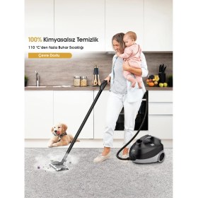 Resim Pirantech CB-107C Çok Fonksiyonlu Buharlı Temizlik Makinası - Buharlı Temizleyici 