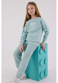 Resim U.S. Polo Assn. U.s. Polo Assn Kız Çocuk Yeşil Eşofman Takımı Yeşil 