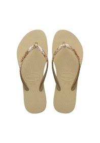 Resim Havaianas Slım Glıtter Iı Simli Parlak Parmak Arası Terlik 4146975 4146975 0154 Bej 