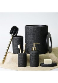 Resim Natural Tuvalet Fırçası Siyah 