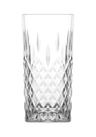 Resim LAV Odin Cam Meşrubat Bardağı 4'lü 356 ml (Kokteyl/Büyük Su/Soğuk Kahve Bardağı ) 