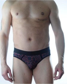 Resim ÇAĞLAR BUTİK Erkek Fantezi Daire Desenli Jockstrap İç Çamaşırı 