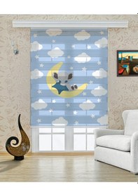 Resim Perdecizade Enxboy Ayda Fil Dijital Baskılı Zebra Perde-cocuk Odası-stor Perde Tyce704ba6c0c562a90901100 Renkli 