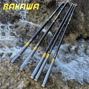 Resim BAKAWA Evrensel Karbon Fiber Teleskopik Olta Çubuğu, Orta Aksiyon, Ekstra Hafif Güç, Trolling Tekniği, Karbon Tasarım Kolu, Tatlı Su Akıntı Balıkçılığı için - 3.6metre, 4.5metre, 5.4metre, 6.3metre, 7.2metre Boyutları 