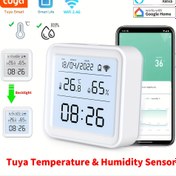 Resim Akıllı WiFi Sıcaklık ve Nem Ölçer Higrometre Termometre Dedektörü - Alexa & Google Home Uyumlu, Gerçek Zamanlı Takip için App Destekli, Arka Aydınlatmalı LCD Ekran /Pil- (Pil İçermez) Harici Kullanım, Oda, İklim Kontrolü İçin 