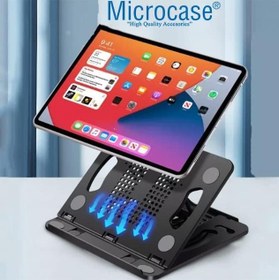 Resim Microcase 10-12 inch Macbook Notebook Laptop için 360 Dönerli Kademeli Masaüstü Stand - AL3481 (Pembe) 