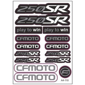 Resim A4 Sticker 110 Tek Paket Çoklu Sticker Çok Renkli 