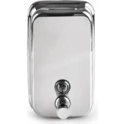 Resim Xhang 500 ml Paslanmaz Çelik Sıvı Sabun Dağıtıcı Duvara Monte Mutfak Banyo Dispenseri El Dezenfektanı Şampuan Losyon Pompası (Yurt Dışından) 
