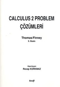 Resim Calculus 2-Problem Çözümleri 