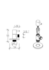 Resim Tema Prima Taharet Musluğu 69300 Krom 