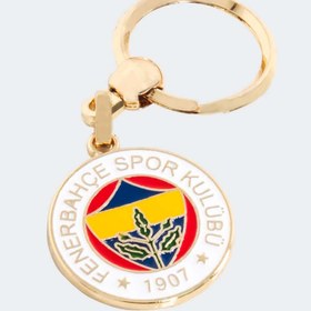 Resim Fenerbahçe Klasik 6 Renk Logo Metal Anahtarlık - Çok Renkli / Standart 