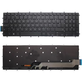 Resim Siyah-ışıklı, Notebook Klavye - Dell İnspiron 15 7566 7567 Gaming 15-7566 Muadili İle Uyumlu 