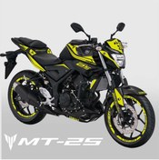 Resim Redline Grafik Mt 25 Full Grenaj Sticker Set Custom Neon Sarı Mt 25 