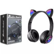 Resim Subzero SW78 Kedi Kulaklı Bluetooth Kulaklık | LED Işıklı, Katlanabilir, Kablosuz Kulaküstü 
