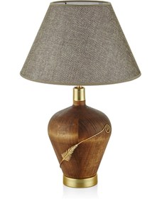 Resim SETABIANCA SETA AHŞAP ABAJYR PİRİNÇ YAPRAKLI 