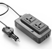 Resim Xo CZ011 200W Araç Inverteri, 200W Sürekli Güç, 220V Ac Çıkış, Usb-C Pd 20W + 2x 