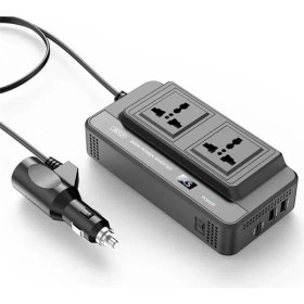 Resim Xo CZ011 200W Araç Inverteri, 200W Sürekli Güç, 220V Ac Çıkış, Usb-C Pd 20W + 2x 