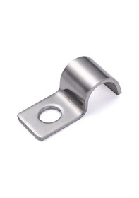 Resim Kablolar İçin 25 Adet P-kelepçe, Tek Delik, Paslanmaz Çelik, Boru Montajı, Kablo Ve Telleri Ø 10 Mm'ye Bağlamak İçin Sera Kelepçeleri 