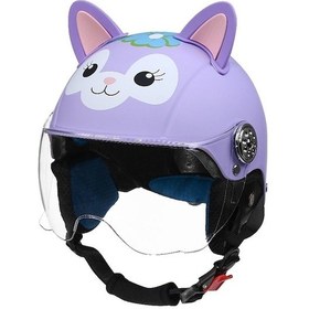 Resim Flybuy Mor Luck Kaskı Eternal Çocuk Açık 3c Er Mor 