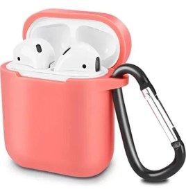 Resim Pileli Store Newface Airpods 2 (2.nesil) Sert Silikon Kılıf - Fuşya 