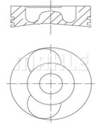 Resim Mahle 0402200 Piston Segman Std 85 Mm Dw12 Td / Ted ( Peugeot : Boxer 2.2hdi / 406 0628p0 (wp879211) 