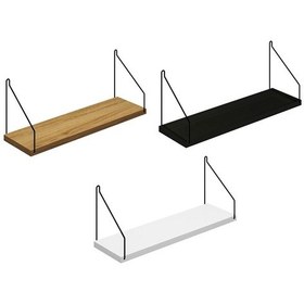 Resim Roomiehome Catchme Mutfak Banyo Yaşam Alanı Duvar Rafı Kitaplık 3'lü Set - 445233612 